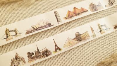 Design Washi Tape Tourist Attractions
